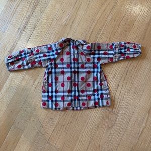 Authentic Burberry baby girl blouse - 6 months